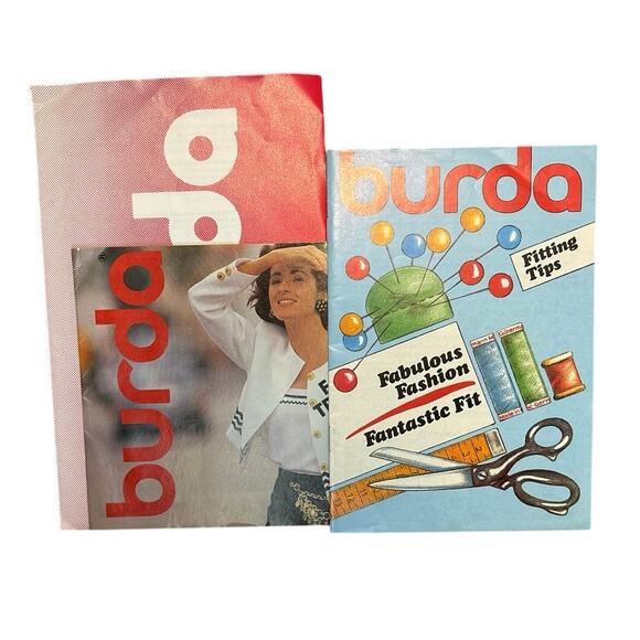 Set of 3 Vintage Burda Sewing Booklets Fitting Tips & Fashion Pattern Guides - Picture 1 of 13
